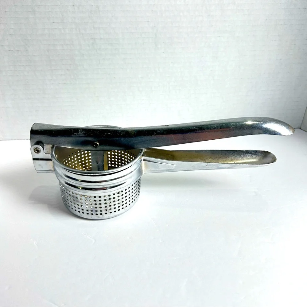 Garlic Press Crusher Squeezer Masher Mincer Stainless Steel Manual Kitchen Tool